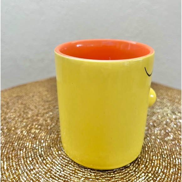 Vintage Levtov Face Mug Yellow Rare Viva La Mamma - Picture 4 of 8